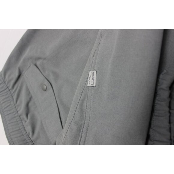 L.L. Bean men's gray elastic waist standard fit tapered leg multisport joggers L - Picture 7 of 14
